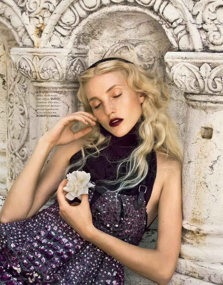 Nikolay Biryukov skiet romantiese style by die Comomeer vir Elle Ukraine November 2012