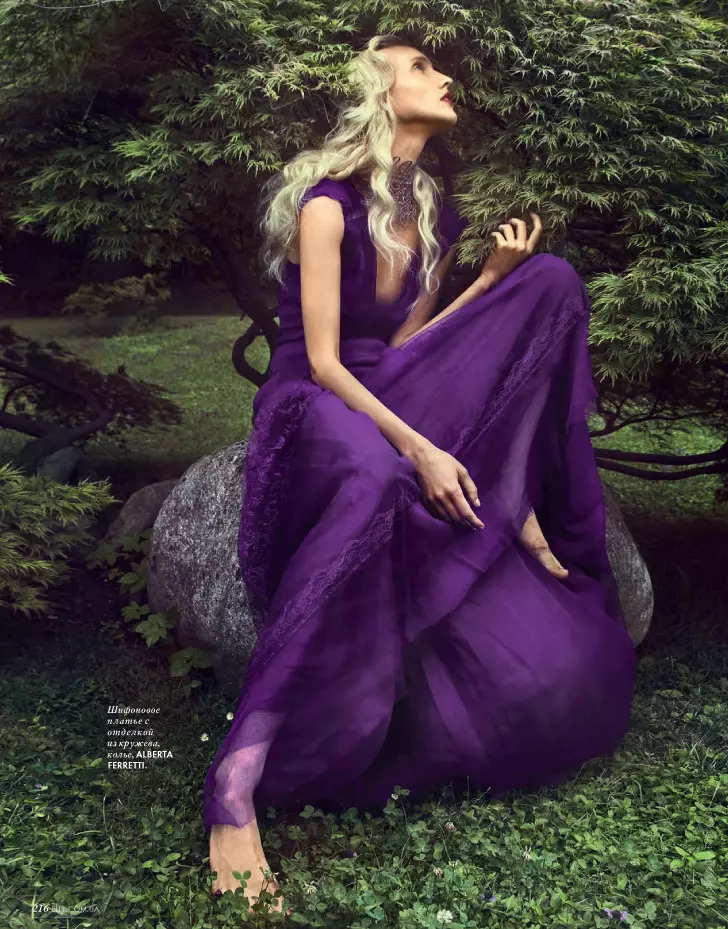 Nikolay Biryukov skiet romantiese style by die Comomeer vir Elle Ukraine November 2012