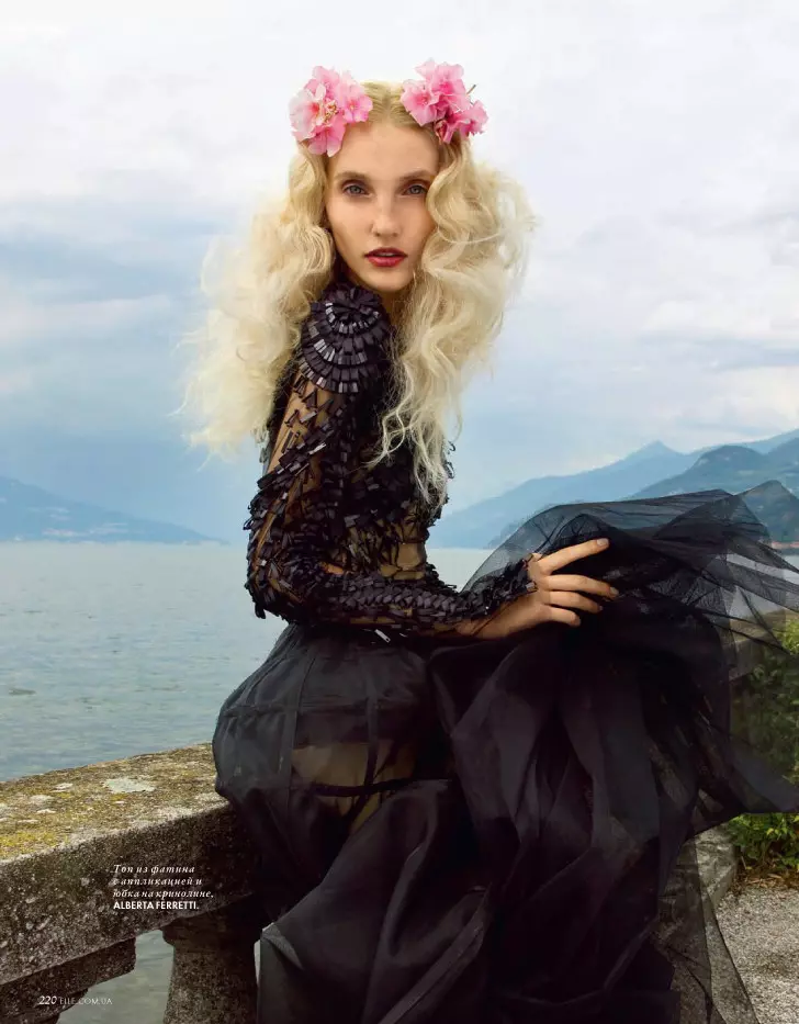 Nikolay Biryukov romantikus stílusokat forgatott a Comói-tónál az Elle Ukraine számára 2012. november