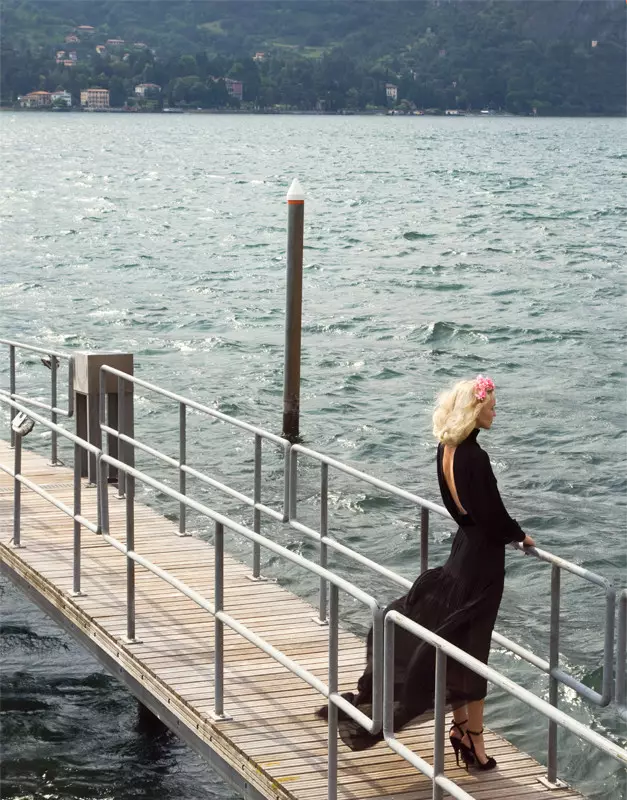 Nikolay Biryukov gira Stili romantici sul Lago di Como per Elle Ucraina novembre 2012