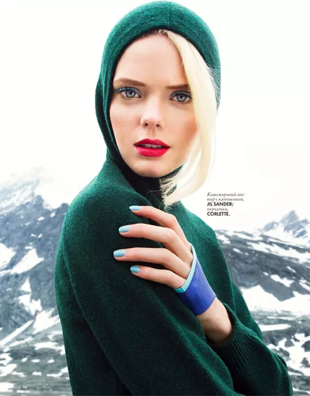 Isa Asklof av Nikolay Biryukov for Elle Ukraine januar 2012