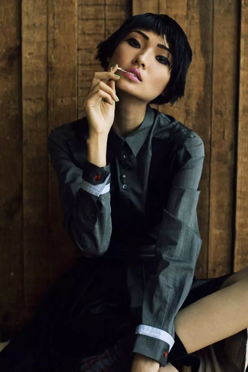 Wang Xiao por Jeff Hahn para SCMP Style Magazine