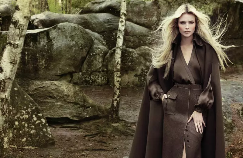 Natasha Poly Models Fall Looks for the September Cover Shoot of Vogue Turkey