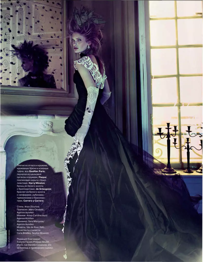 Ilse de Boer wolemba Bruno Dayan wa Tatler Russia May 2011