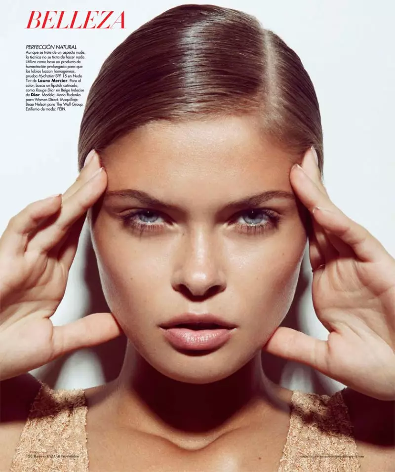 Anna Rudenko โดย Jamie Nelson สำหรับ Harper's Bazaar en Español พฤศจิกายน 2010