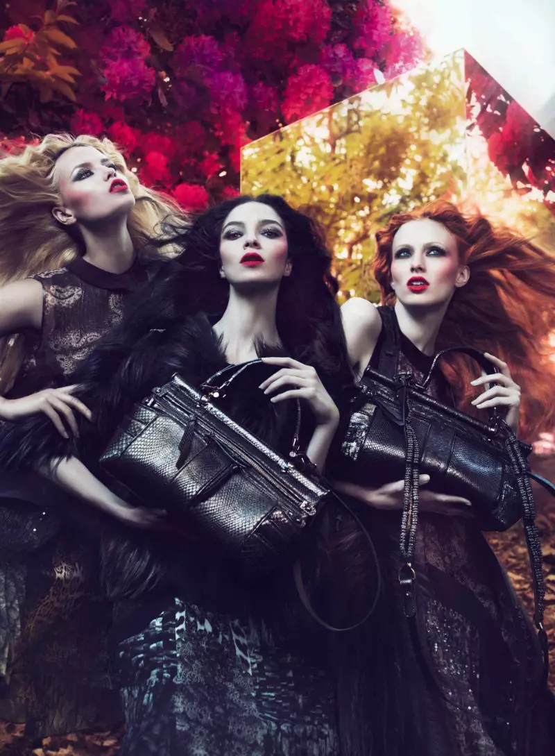 Roberto Cavalli höstkampanj 2011 | Natasha Poly, Mariacarla Boscono & Karen Elson av Mert & Marcus