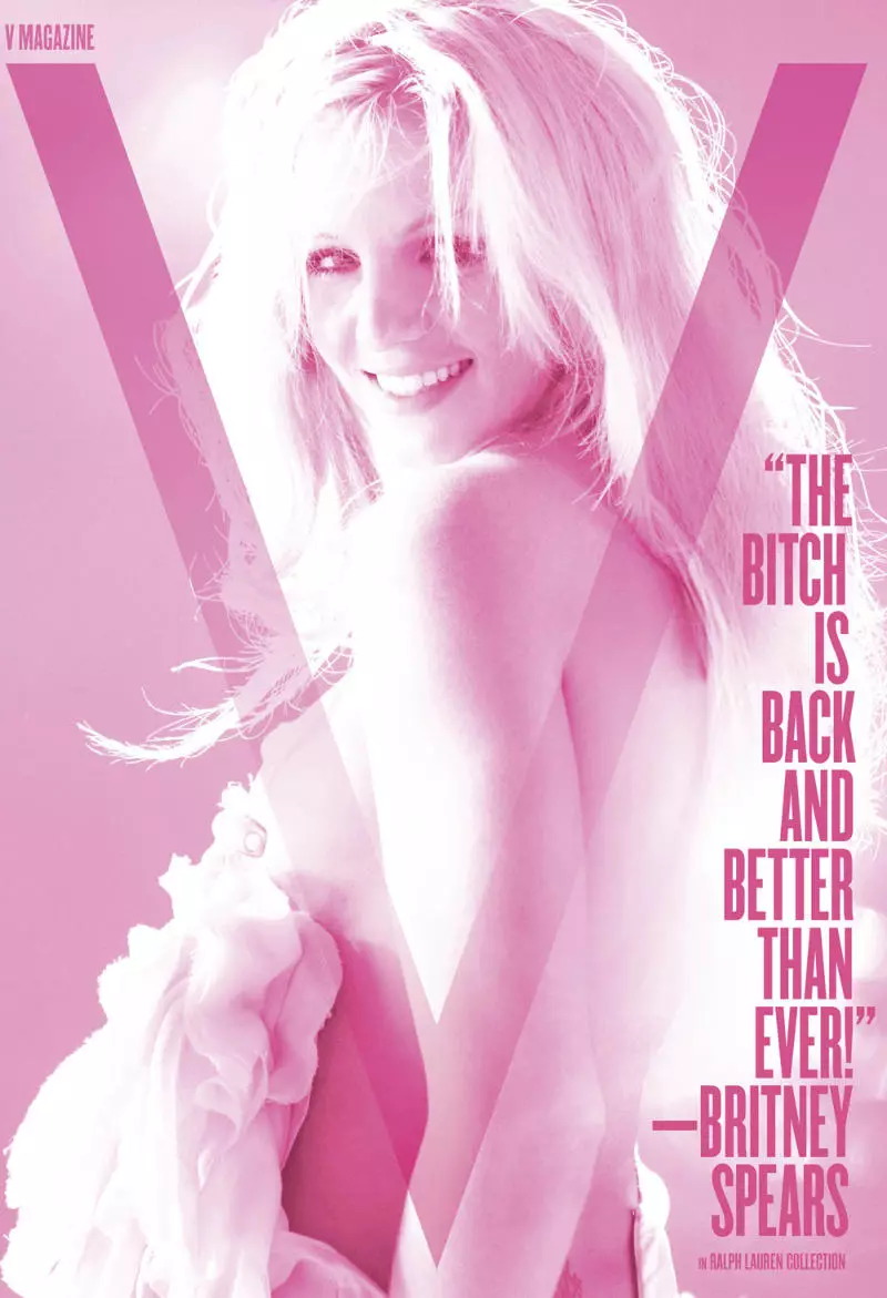 Britney Spears för V Magazine #70 av Mario Testino