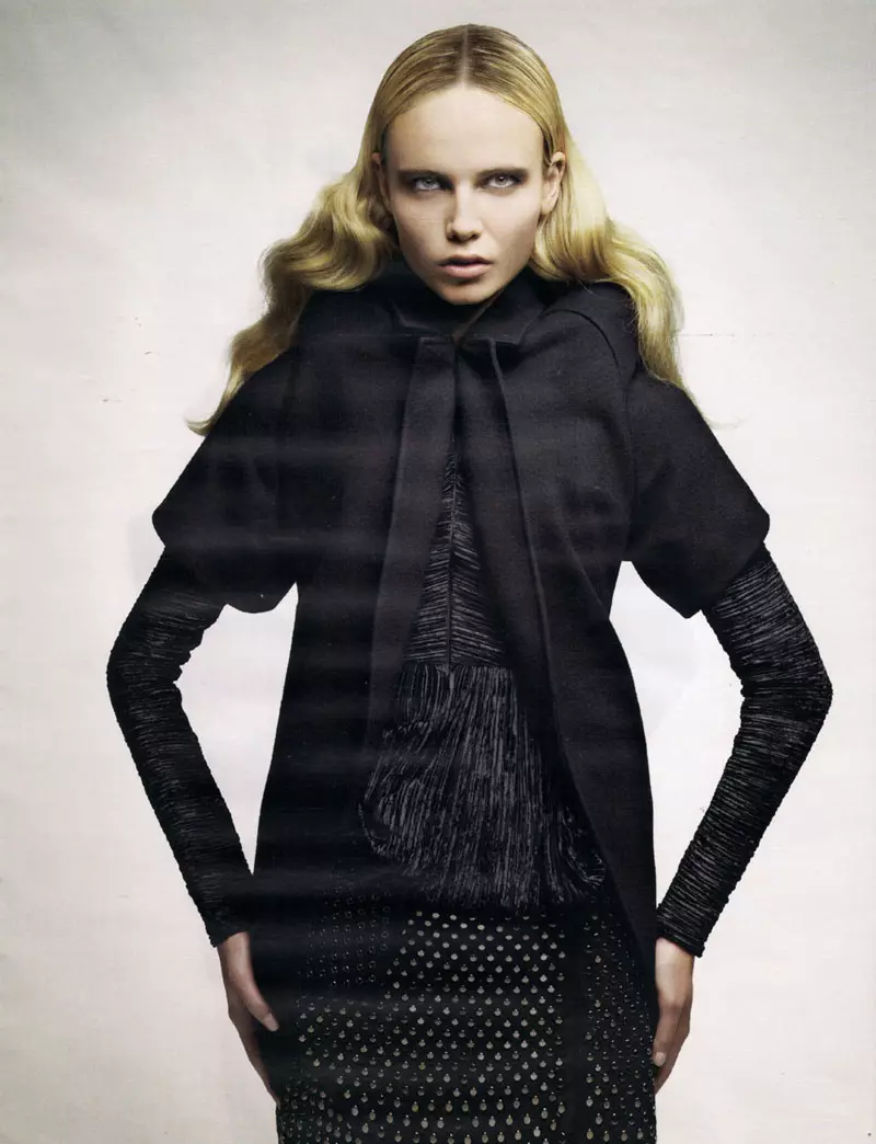 Vogue Russie janvier | Natasha Poly de Patrick Demarchelier