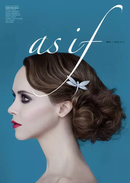 UChristina Ricci Iinkwenkwezi kuMagazini enje #3 i-Cover Shoot