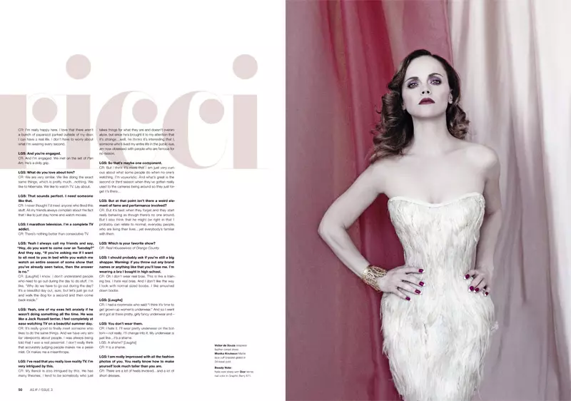 Christina Ricci Stars nan kòm si magazin #3 Cover Shoot