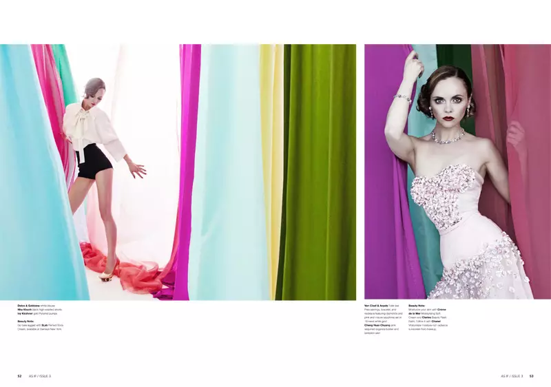 Η Christina Ricci πρωταγωνιστεί στο As If Magazine #3 Cover Shoot