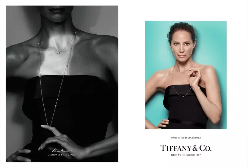 Béntang Christy Turlington dina kampanye usum gugur-usum 2016 Tiffany & Co