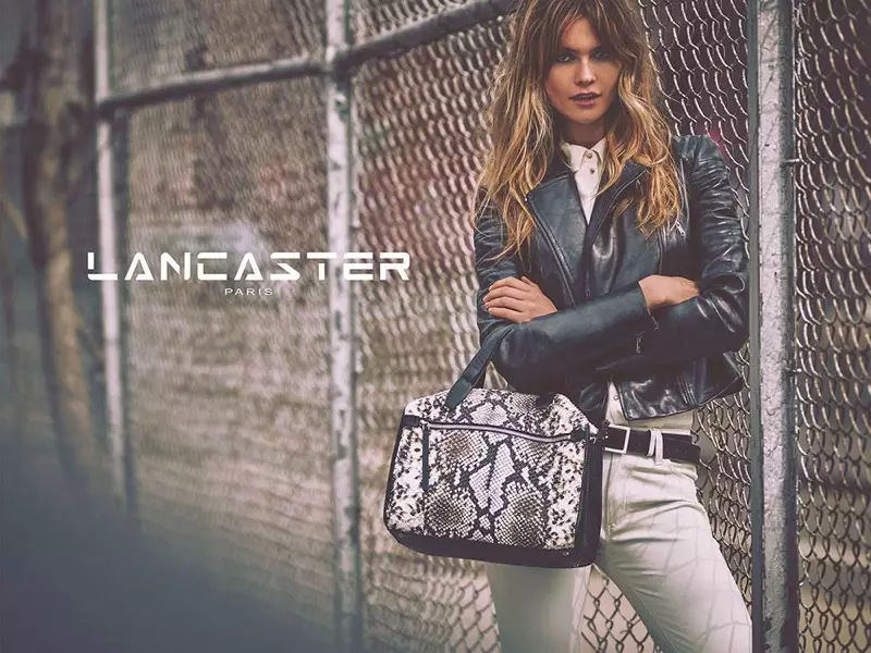 Behati Prinsloo är ren cool i Lancaster Paris höstannonser 2015