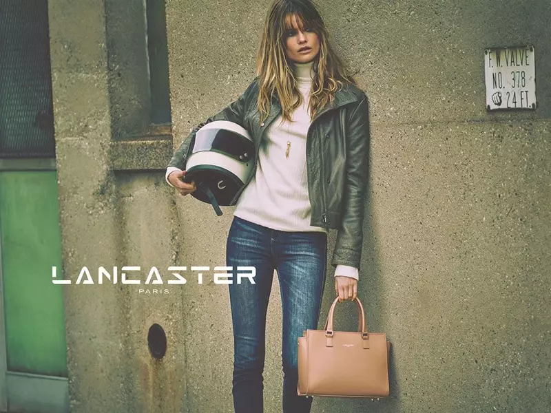 Behati Prinsloo is puur cool in de herfst 2015-advertenties van Lancaster Paris