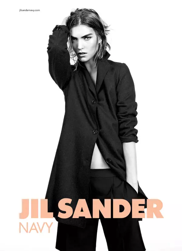 Jil Sander Navy Fall 2011 Kampanye | Arizona Muse dening Willy Vanderperre