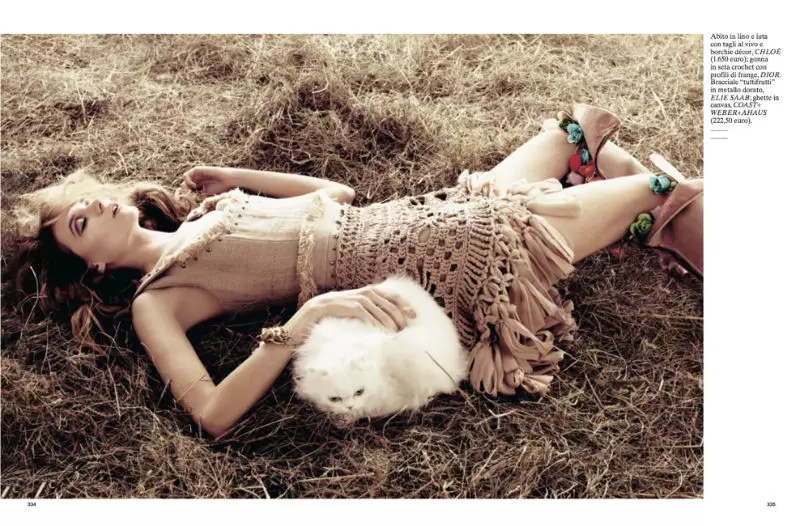 Natalie & Inna โดย David Roemer สำหรับ Glamour Italia เมษายน 2011