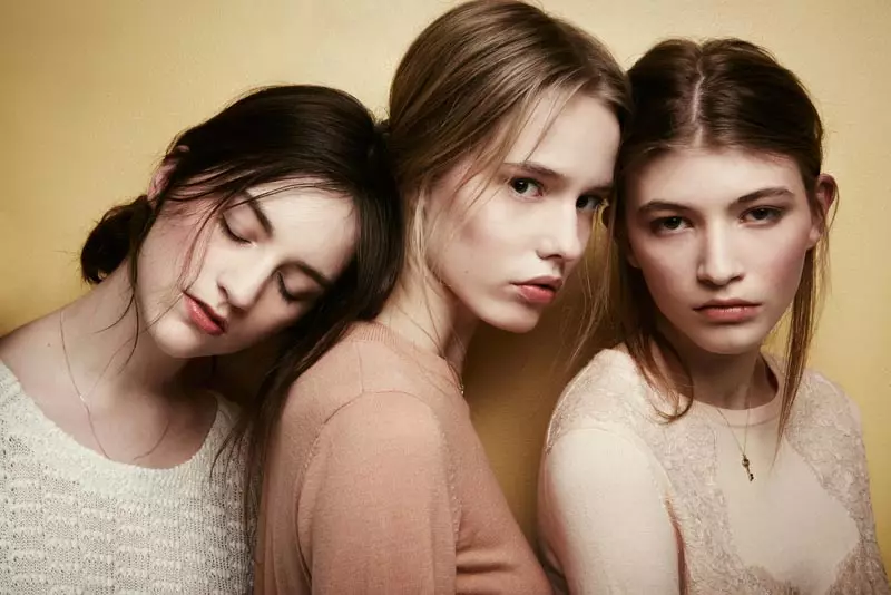 Tess, Sophie & Michelle S por Robert Harper para Playing Fashion abril de 2012