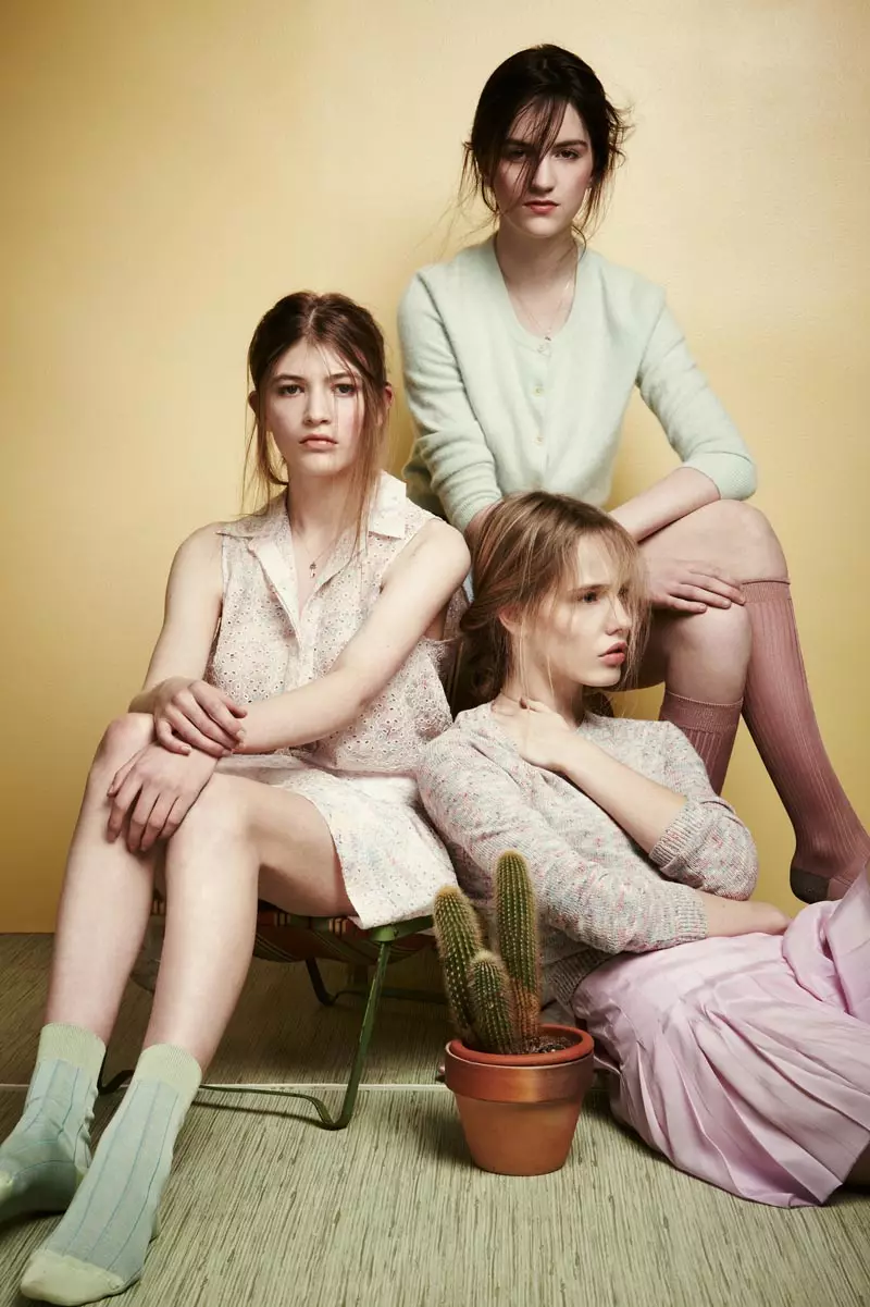 Tess, Sophie & Michelle S par Robert Harper pour Playing Fashion avril 2012