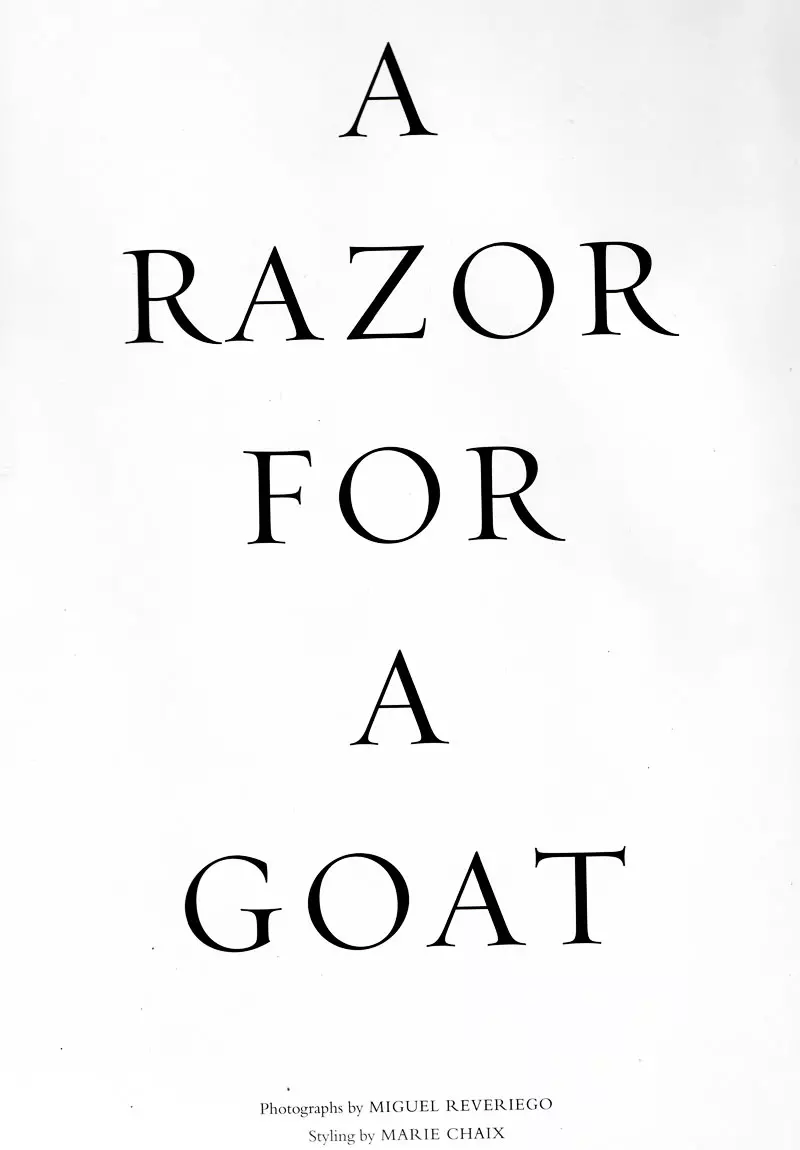 Χαρτί ακμής Σουηδία | A Razor for A Goat του Miguel Reveriego