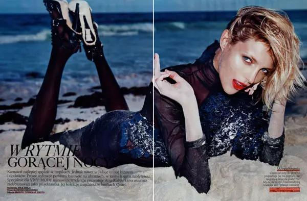 ¡Viva! Moda Otoño 2009 | Anja Rubik de Marcin Tyszka