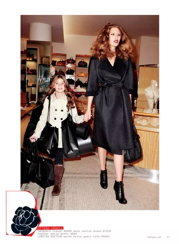 تيري يطلق النار على Anja و Suvi و Catherine لـ Barneys Fall '09 Mailer