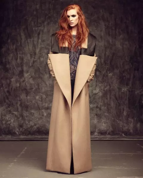 Elise Hélène Gatschene kwa Mikhael Kale Fall 2012 na Felix Wong