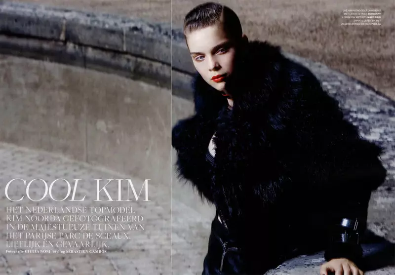 Kima Noorda un Bette Franke no L'Officiel Netherlands 2010. gada septembris