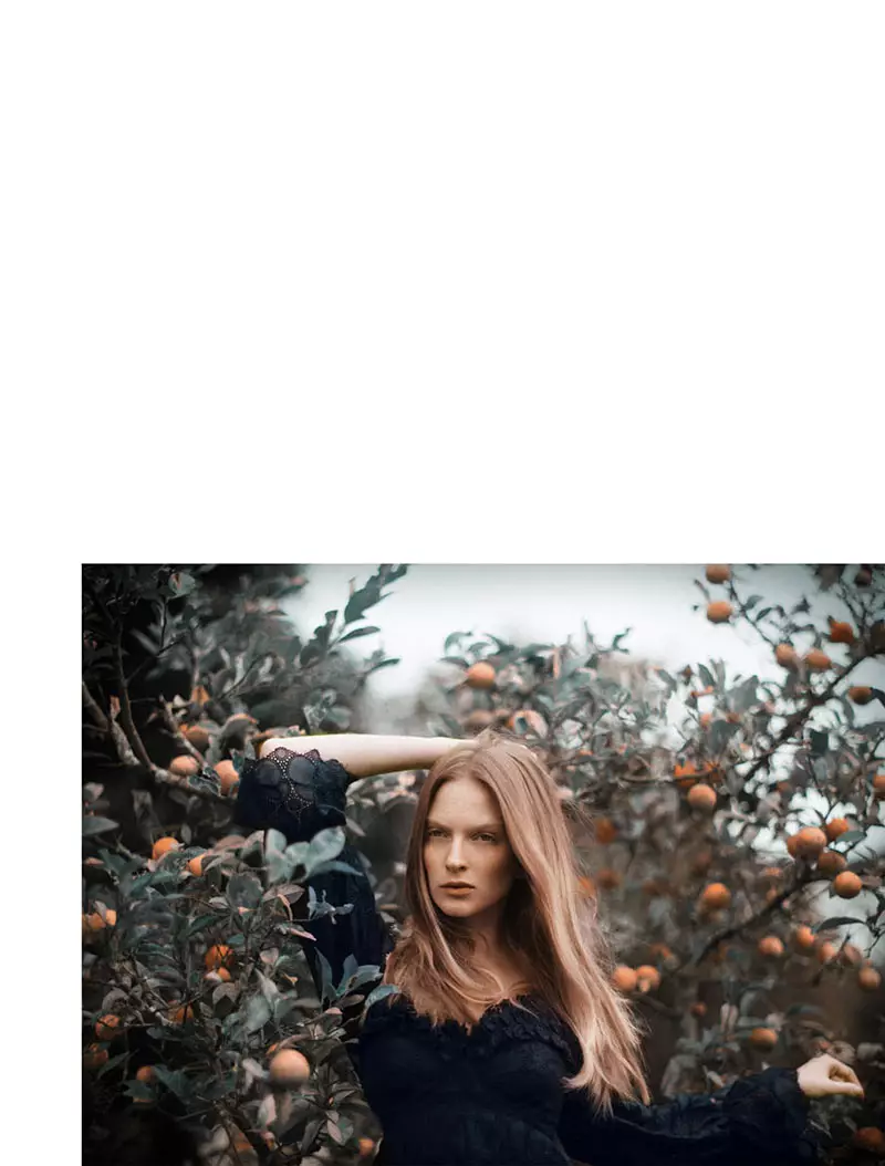 Si Bruna Erhardt usa ka Nature Girl para sa Essenciale's Spring 2013 Campaign ni Gustavo Marx