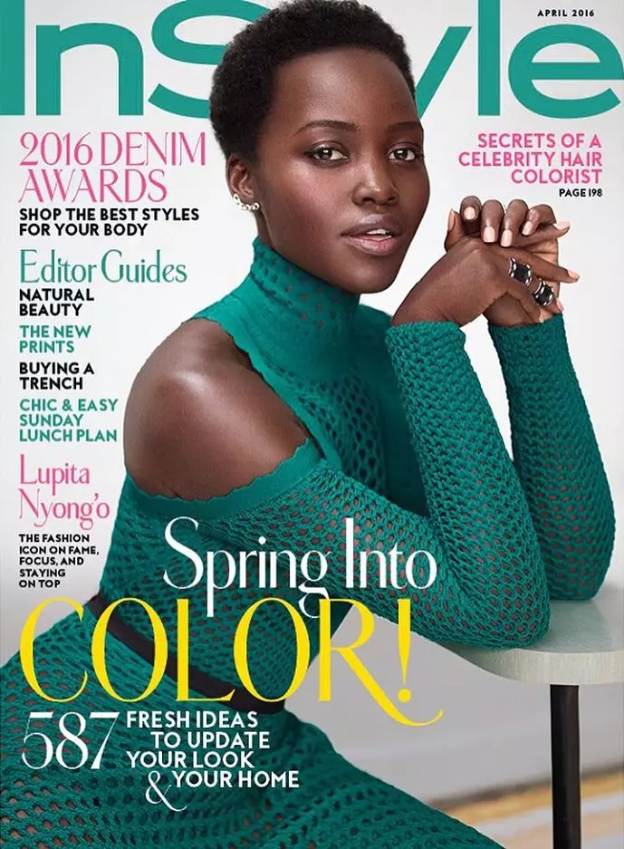 Фотасесія часопіса Lupita Nyong’o InStyle у красавіку 2016 г