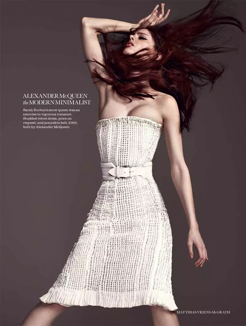 Coco Rocha โดย Matthias Vriens-McGrath สำหรับ Elle UK สิงหาคม 2011