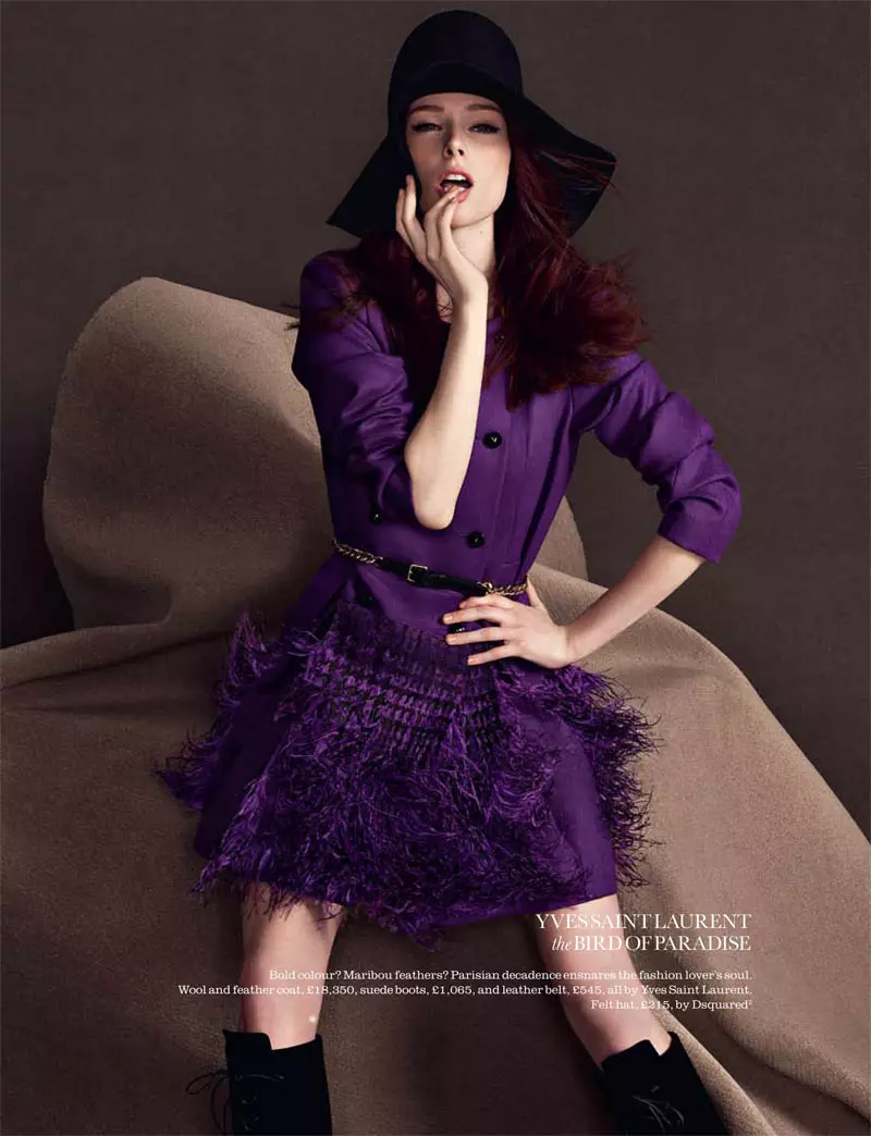 Coco Rocha oleh Matthias Vriens-McGrath untuk Elle UK Ogos 2011