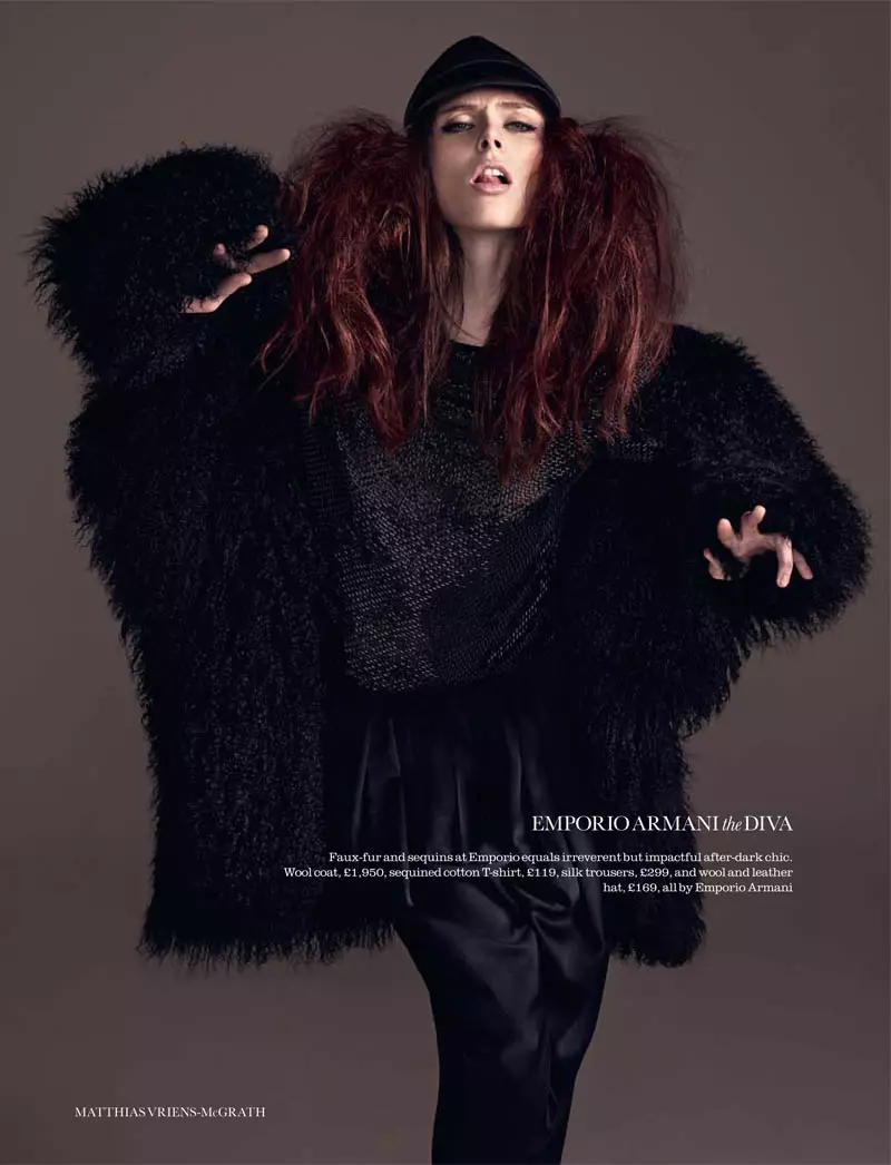 Coco Rocha los ntawm Matthias Vriens-McGrath rau Elle UK Lub Yim Hli 2011