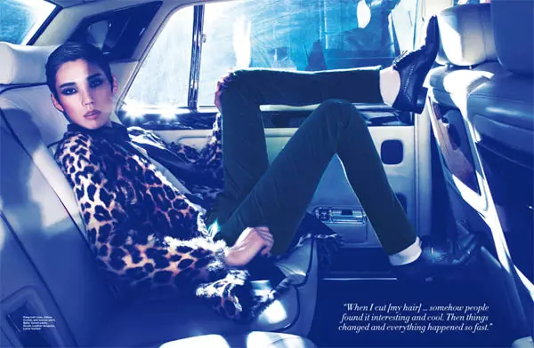 Tao Okamoto para Harper's Bazaar Singapur xullo de 2011 por Gan