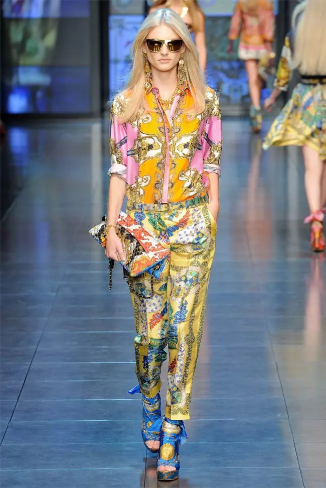 D&G Lente 2012 | Milaan Fashion Week