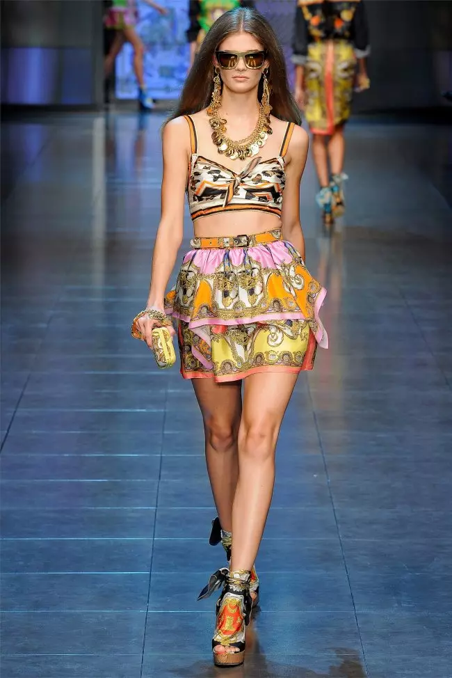 D&G Spring 2012 | Beke ea feshene ea Milan