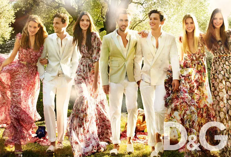 D&G:n kevään 2011 kampanja | Keke Lindgard & Mariana Idzkowska, Mario Testino