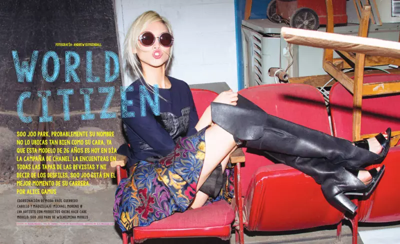 Soo Joo Park Membintangi Nylon Mexico November 2013 oleh Andrew Kuykendall