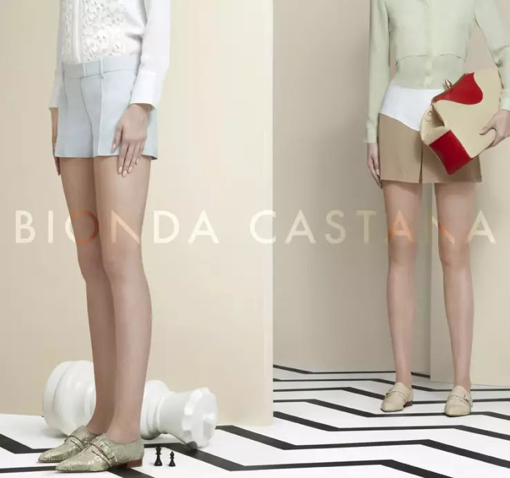 แคมเปญ Spring/Summer 2013 ของ Bionda Castana เป็นเรื่องเกี่ยวกับรองเท้า