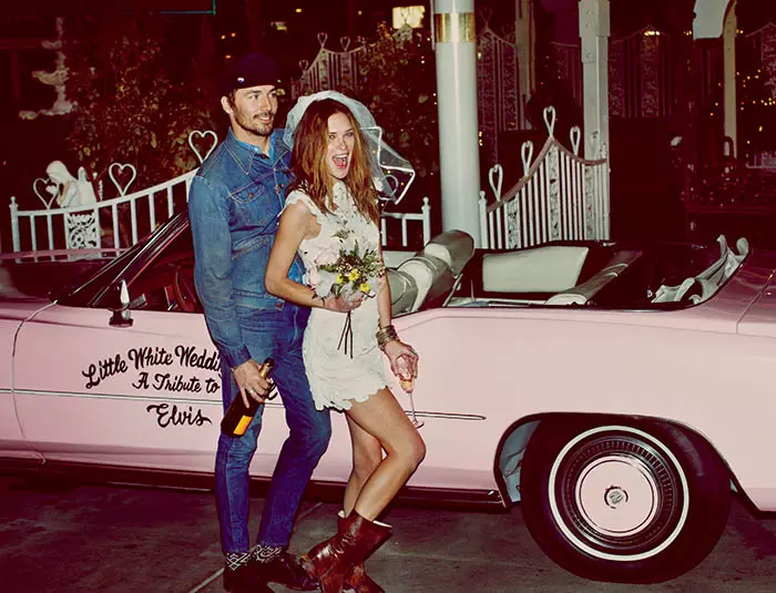 Erin Wasson má svatbu ve Vegas v březnovém lookbooku Free People