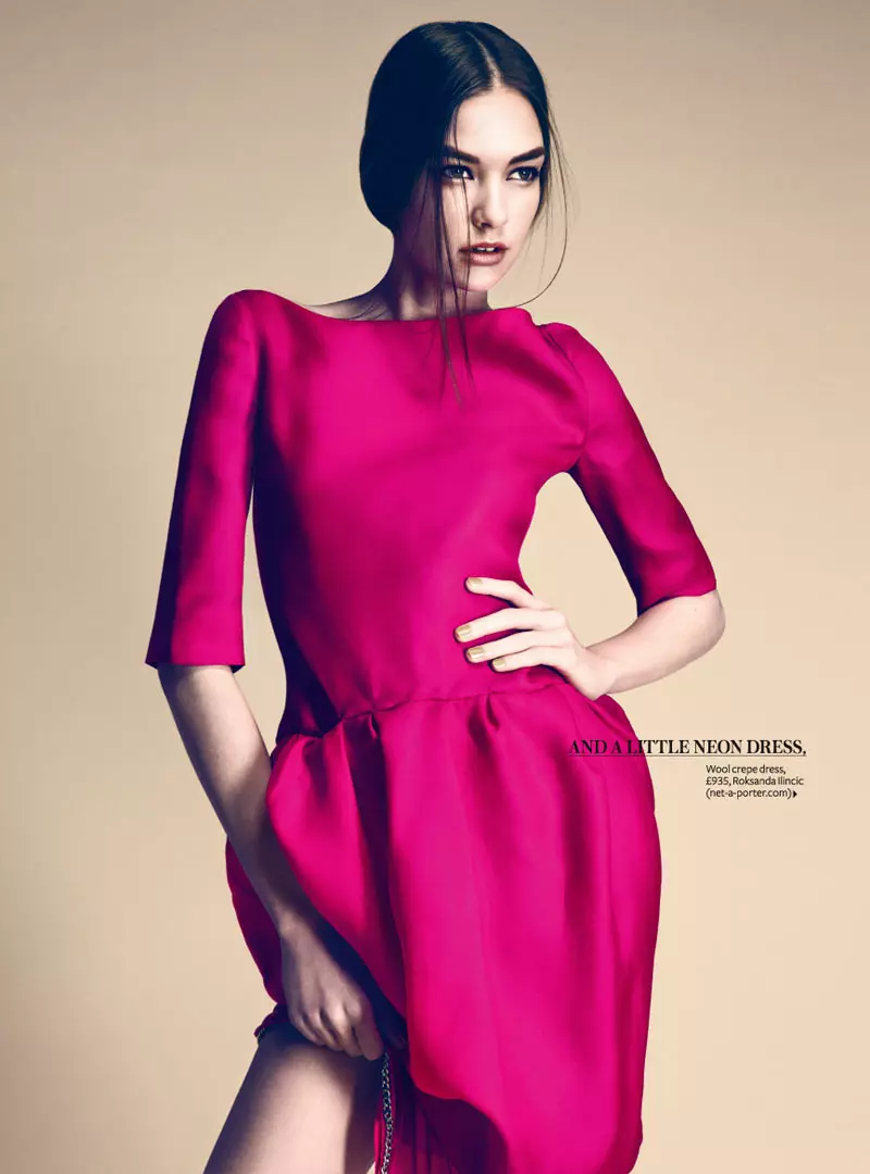 Eszter Boldov de Damon Baker pentru InStyle UK, martie 2012