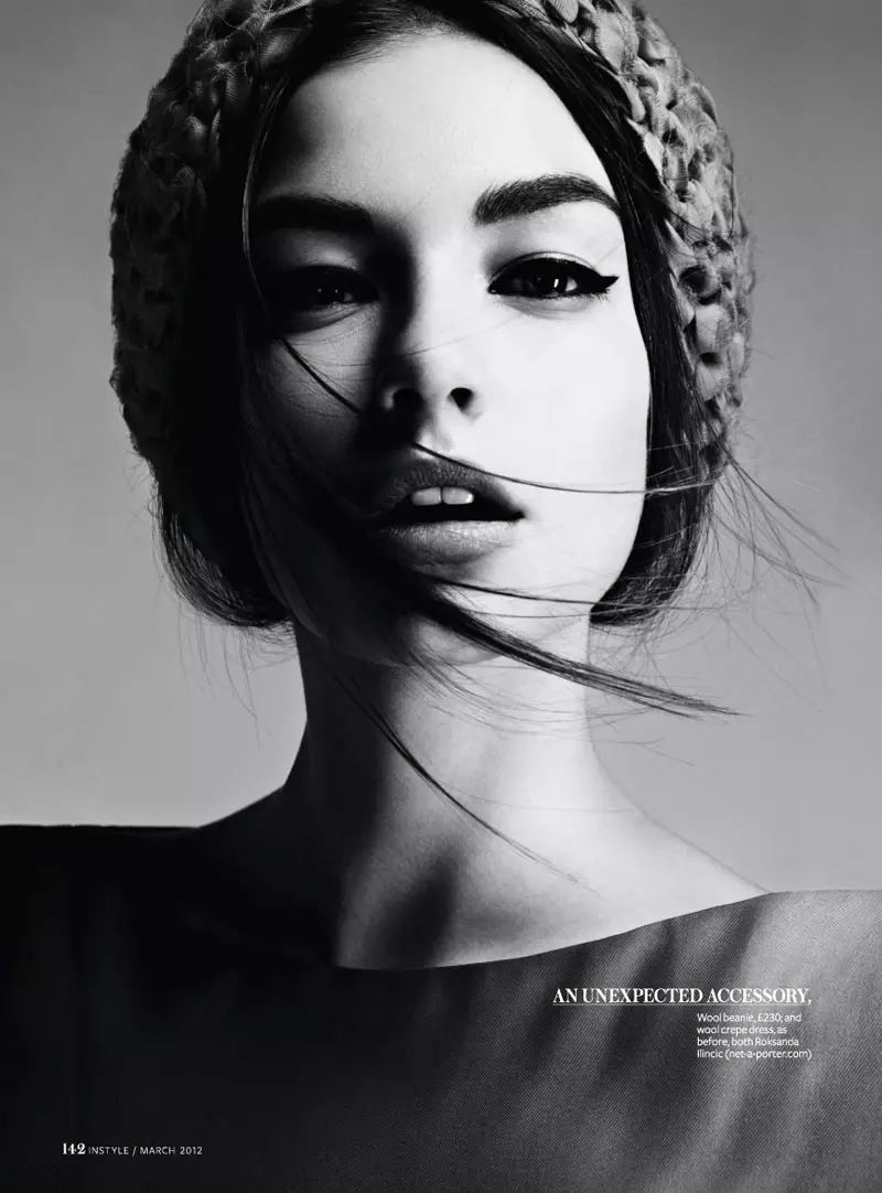 Eszter Boldov de Damon Baker per a InStyle UK, març de 2012