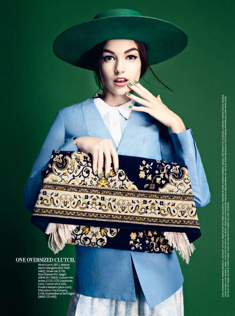 InStyle UK မတ်လ 2012 အတွက် Damon Baker မှ Eszter Boldov