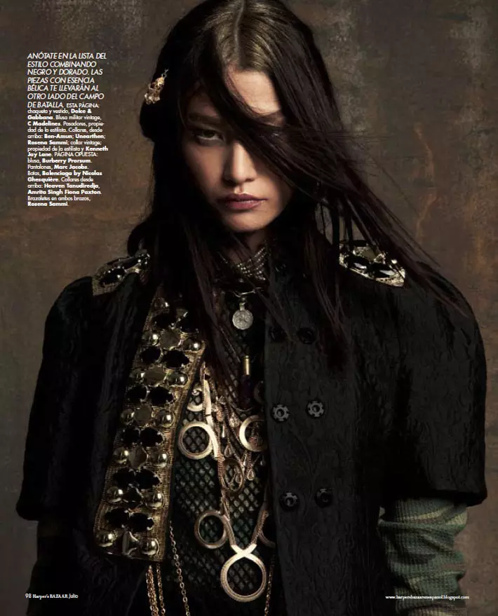 Juliana Imai pa Yurenev & McNiel pou Harper's Bazaar an Español