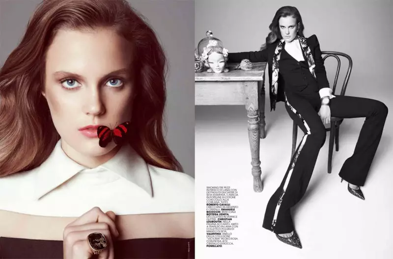 Ashtyn Franklin er Sultry & Sweet for Marie Claire Italia av Nagi Sakai