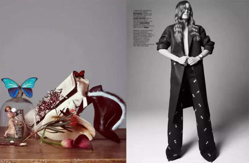 Ashtyn Franklin is Sultry & Sweet for Marie Claire Italia by Nagi Sakai