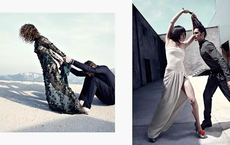 Thomas Krappitz enfoca el arte de la danza para Marie Claire Italia Septiembre 2012