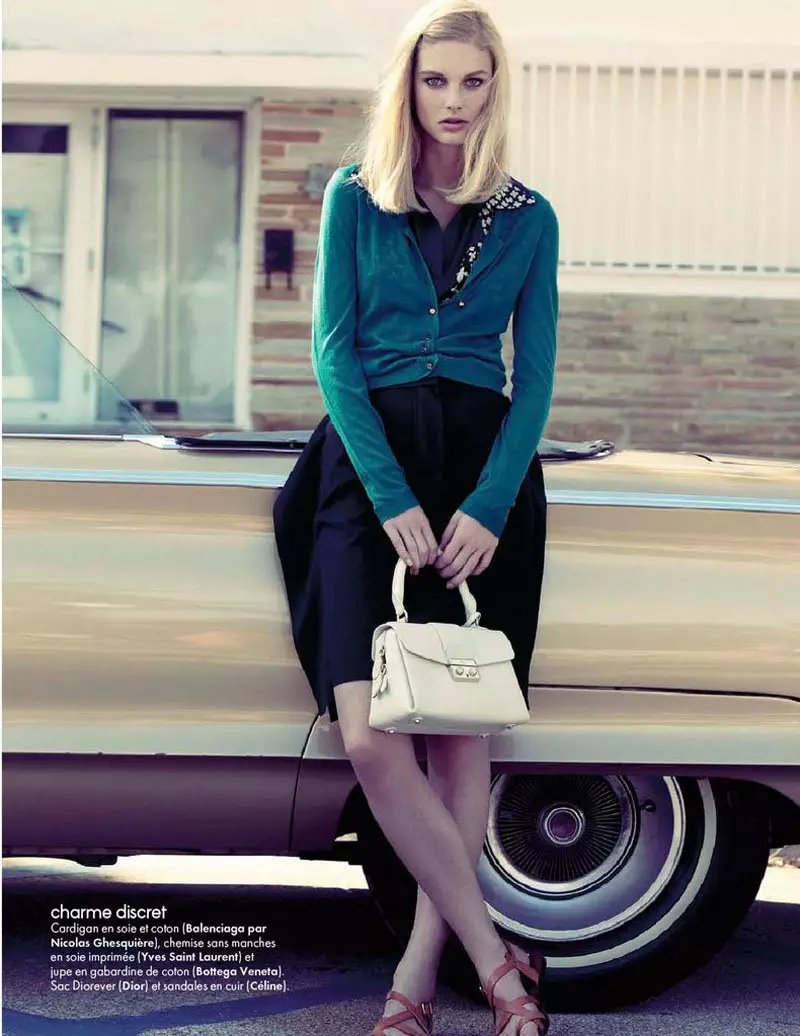 Patricia van der Vliet fun Elle France January 2011 nipasẹ Tesh