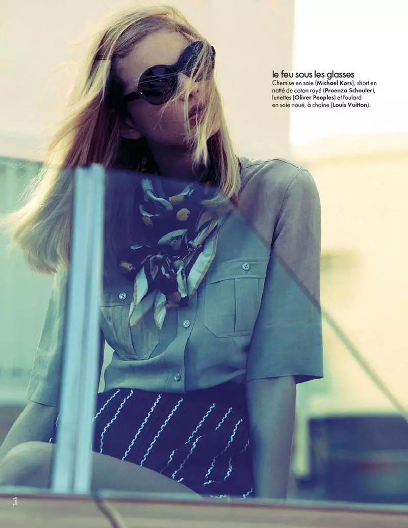 Patricia van der Vliet fun Elle France January 2011 nipasẹ Tesh