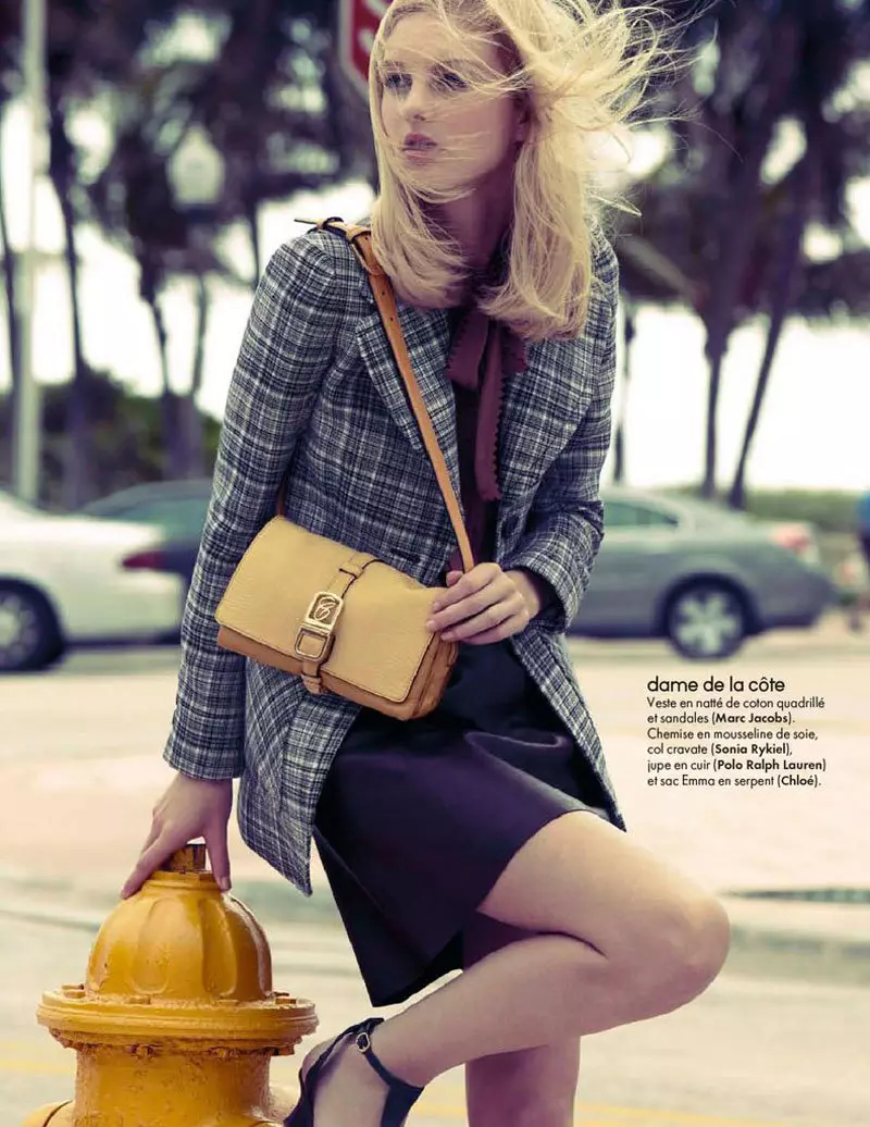 Patricia van der Vliet fun Elle France January 2011 nipasẹ Tesh