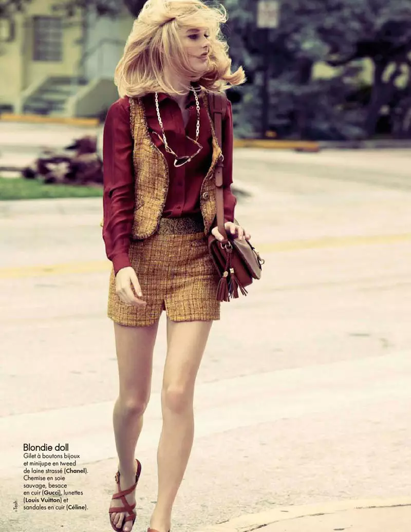 Patricia van der Vliet fun Elle France January 2011 nipasẹ Tesh